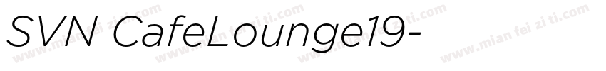 SVN CafeLounge19字体转换